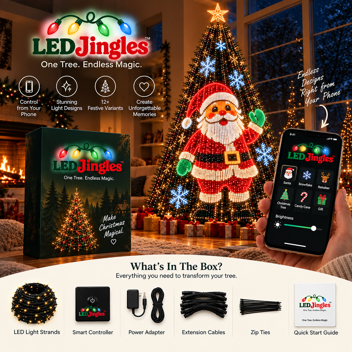 Led Jingles™ — Smart Animated Christmas Tree Lights