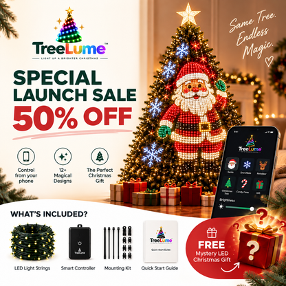 Led Jingles smart animated Christmas tree lights